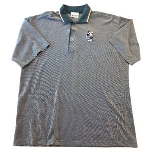 Disney Parks Sz 2XL - Mickey Mouse Golf Polo Men Green Disney World Dad Shirt